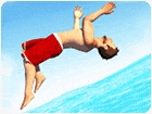 เกมส์กระโดดน้ำท่าสวย Cliff Diving Game