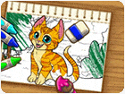 เกมส์ระบายสีสัตว์เลี้ยงน่ารัก Color Me Pets Game