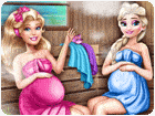 เกมส์คุณแม่ตั้งท้องไปซาวน่า Cute Mommies Pregnant Sauna