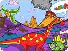 เกมส์ระบายสีไดโนเสาร์ Dino Coloring Book