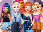 เกมส์แต่งตัวเจ้าหญิงดิสนีย์4คนไปขับมอเตอร์ไซค์ Disney Girls Moto Mania Game