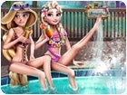 เกมส์เจ้าหญิงดิสนีย์ปาร์ตี้สระว่ายน้ำ Eliza And Chloe BFF Pool Party