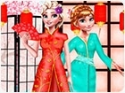 เกมส์แต่งตัวเอลซ่ากับอันนาไปเที่ยวญี่ปุ่น Elsa And Anna Japan Fashion Experience