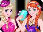 เกมส์แต่งตัวเอลซ่าอันนาไปเที่ยวกลางคืน Elsa And Anna Sisters Nigh