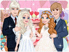 เกมส์แต่งตัวเจ้าสาวเอลซ่าและแอนนา Elsa And Anna Wedding Party Game