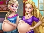 เกมส์แต่งตัวเอลซ่าและบาร์บี้ตั้งท้อง Elsa And Barbie Pregnant BFFs
