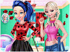 เกมส์เอลซ่ากับเลดี้บัคไปเรียนที่มหาวิทยาลัย Elsa And Ladybug In College Game