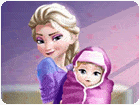 เกมส์เอลซ่าเลี้ยงลูกน้อยน่ารัก Elsa Baby Birth Caring Game