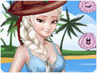 เกมส์แต่งตัวเอลซ่าชุดบีกินี่ Elsa Bikini Beach Game