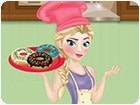 เกมส์เอลซ่าทำโดนัทน่ากิน Elsa Cooking Donuts