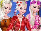 เกมส์แต่งตัวเอลซ่าแฟชั่นบล็อกเกอร์ Elsa Fashion Blogger Game