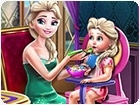 เกมส์เอลซ่าป้อนอาหารลูก Elsa Mommy Toddler Feed
