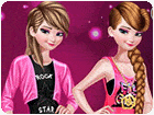 เกมส์แต่งตัวเจ้าหญิงเอลซ่าร็อคปะทะฮิพฮ็อพ Elsa Rock Vs Hiphop Game