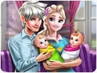 เกมส์ครอบครัวเอลซ่าเลี้ยงลูกฝาแฝด Elsa Twins Family Day