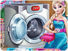 เกมส์เจ้าหญิงน้ำแข็งเอลซ่าซักเสื้อผ้า Elsa Wash Clothes Game