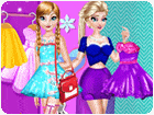 เกมส์แต่งตัวแฟชั่นเอลซ่ากับแอนนา Elsa and Anna Fashion Rivals Game