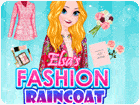 เกมส์แฟชั่นเสื้อกันฝนของเจ้าหญิงเอลซ่า Elsa’s Fashion Raincoat