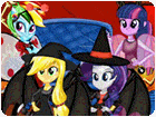เกมส์แต่งตัวม้าโพนี่จัดปาร์ตี้ฮาโลวีน Equestria Girls Halloween Party Game