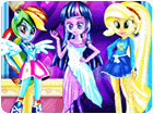 เกมส์แต่งตัวม้าโพนี่ตอนเป็นคนไปโรงเรียน Equestria Girls High School Uniform Game