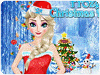 เกมส์แต่งตัวเจ้าหญิงเอลซ่าวันคริสต์มาส Frozen Christmas Design Game