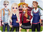 เกมส์ครอบครัวโฟรเซ่นแต่งตัวไปเรียน Frozen Family Go To College Game