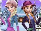 เกมส์แต่งตัวพี่น้องโฟรเซ่นเอลซ่ากับแอนนา Frozen Winter Dress Up Game