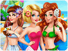 เกมส์แต่งตัวเจ้าหญิง3คนชุดว่ายน้ำซัมเมอร์ Girls Summer Fashion Fun Game
