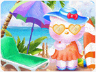 เกมส์ฮัลโหลคิตตี้ไปเที่ยวชายหาดแสนสนุก Hello Kitty Beach Fun Game
