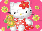เกมส์จิ๊กซอว์ฮัลโหลคิตตี้ Hello Kitty Flowers Game