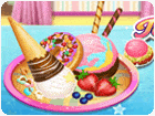 เกมส์ทำไอติมโดนัทแสนอร่อย Ice Cream Donut Game