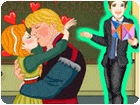 เกมส์แอนนาจูบกับแฟนที่โรงเรียน Ice Princess School Kiss Game