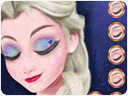 เกมส์แต่งหน้าเขียนคิ้วให้เจ้าหญิงเอลซ่า Ice Queen Eye Makeup Game