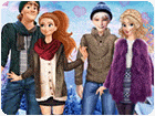 เกมส์แต่งตัวคู่รักเจ้าหญิงหิมะ Icy Couple Winter Time Game