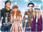 เกมส์คู่รักเจ้าหญิงหิมะในฤดูหนาว Icy Couples: Winter Time