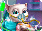 เกมส์ปฐมพยาบาลแมวพูดได้ Kitty Mission Accident ER