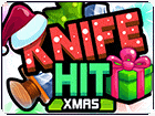 เกมส์ปามีดใส่ของขวัญคริสต์มาส Knife Hit Xmas Game