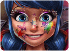 เกมส์เพ้นท์หน้าเลดี้บั๊ก Ladybug Glittery Makeup