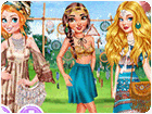 เกมส์ทำผมเจ้าหญิง3คนสไตล์โบฮีเมี่ยน Lovely Boho Hairstyling Game