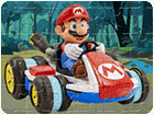 เกมส์จิ๊กซอว์มาริโอ้ขับรถ Mario Kart Jigsaw Game