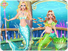 เกมส์แต่งตัวนางเงือกในวันเกิด Mermaid Birthday Makeover Game