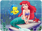 เกมส์จิ๊กซอว์รูปเจ้าหญิงนางเงือกแอเรียล Mermaid Jigsaw Game
