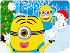 เกมส์มินเนี่ยนเล่นปาหิมะวันคริสต์มาส Minions Christmas Snowball Wars Game