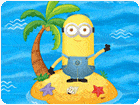 เกมส์มินเนี่ยนกระโดดข้ามเกาะในทะเล Minions Go Across The Pacific Ocean Game