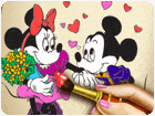 เกมส์ระบายสีรูปภาพมินนี่เมาส์ Minnie Coloring Book