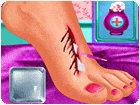 เกมส์รักษาเท้าให้เจ้าหญิงโมอาน่า Moana Foot Surgery Game