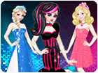 เกมส์แต่งตัวเจ้าหญิงในชุดมอนสเตอร์ไฮ Monster High Princess Fashion Mix Game