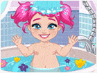 เกมส์อาบน้ำสาวน้อยกลอยใจ Moody Ally Baby Bath