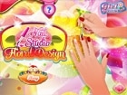 เกมส์ทำเล็บลายดอกไม้ Nail Studio Floral Designral Design