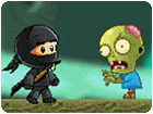 เกมส์นินจาคิดส์ปะทะซอมบี้ Ninja Kid Vs Zombies Game