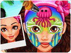 เกมส์เพ้นท์หน้าเจ้าหญิงโมอาน่า Oceania Princess Moana Face Art Game